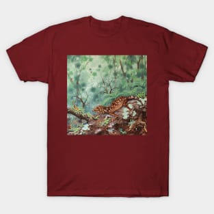 "A Leaf's View" (Oakview Leaf-tailed Gecko) T-Shirt